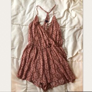 Printed romper